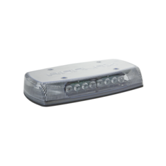 ECCO Mini Barra de Luces Ultra Brillante, color domo claro, LED ámbar/verde, Ideal para Seguridad Privada MOD: X5590-CAG