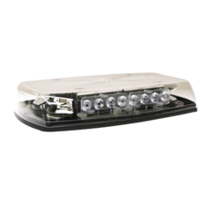 ECCO Mini Barra de Luces Ultra Brillante, color domo claro, LED ámbar/claro, Ideal para Seguridad Privada MOD: X5597-CAC