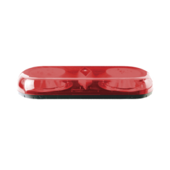 EPCOM INDUSTRIAL SIGNALING Mini Barra de Luces Serie X606S, con 18 LED, Color Rojo, Montaje Succión e Imán MOD: X606-SR