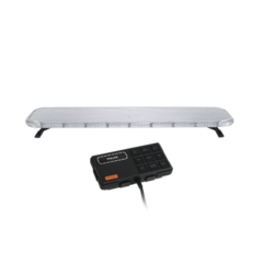 EPCOM INDUSTRIAL SIGNALING Barra de luces LED de 46" Rojo/Azul , De 132 LEDs, Controlador Incluido, Ideal para Equipar Unidades de Seguridad Publica MOD: X75RBS