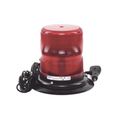ECCO Baliza LED color rojo con montaje magnético de succión de 7" de altura MOD: X7970RVM
