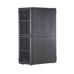 PANDUIT Gabinete FlexFusion para Centros de Datos, 42 UR, 600 mm de Ancho, 1070 mm de Profundidad, Fabricado en Acero, Color Negro MOD: XG64212BS0001