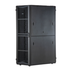 PANDUIT Gabinete FlexFusion para Centros de Datos, 45 UR, 700 mm de Ancho, 1070 mm de Profundidad, Fabricado en Acero, Color Negro XG74519BS0002