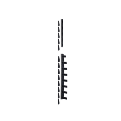 PANDUIT Kit de Dedos Para Administración de Cables en Gabinetes FlexFusion™, de 42 o 45 UR, Dedos de 100 mm de Longitud, Color Negro MOD: XG-FMS45B