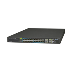PLANET Switch Administrable Capa 3, 24 Puertos 10G SFP+, 4 Puertos de 40G/100G QSFP28 MOD: XGS-6350-24X4C