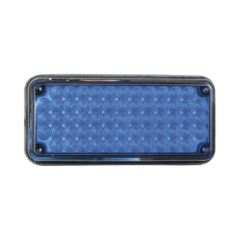 EPCOM INDUSTRIAL SIGNALING Luz de advertencia de 7x3", Color Azul, Ideal para ambulancias MOD: X-LTE-295-B