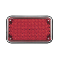 EPCOM INDUSTRIAL SIGNALING Luz de Advertencia de 6X4", Color Rojo, Ideal para Ambulancias MOD: X-LTE-595-R