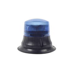 EPCOM INDUSTRIAL SIGNALING Burbuja LED giratoria color azul, 9 LEDs, montaje magnético MOD: XM-1535-B