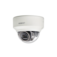 Hanwha Techwin Wisenet Cámara IP Tipo Domo Interior 2MP / Lente Motorizado 2.8-12mm / IR 30M / WDR 150db / H.265 & WiseStream MOD: XND-6080RV