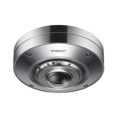 Hanwha Techwin Wisenet Fisheye IP 12 Megapixel / WDR 120dB / PTZ Digital 16X / Mapa de Calor y Conteo de Personas / IP66 / IK10 MOD: XNF-9010RS