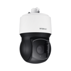 Hanwha Techwin Wisenet Domo IP PTZ 2MP Antivandálico / 40X Zoom Óptico / IR 200m / WDR 150DB / Auto Tracking / Video Analíticos / H.265 & WiseStream II / con Wiper MOD: XNP-6400RW