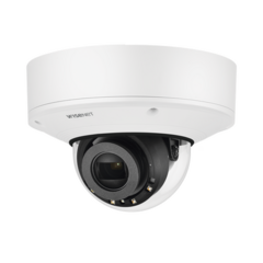 Hanwha Techwin Wisenet Cámara IP Domo Exterior Antivandálico 2MP / Lente Motorizado 2.8-12mm / Extensor POE / IR 50M / WDR 150db / H.265 & WiseStream II MOD: XNV-6081RE