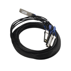 MIKROTIK () Cable de conexión 100G QSFP28 a 4 x 25G SFP28 o 40G QSFP+ a 10G SFP+, 3m XQ+BC0003-XS+