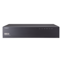 Hanwha Techwin Wisenet NVR de 16 canales / 12MP / Hasta 4 Discos Duros / Switch PoE+ 16 puertos / Wisenet P2P / H.265 & WiseStream MOD: XRN-1610SA