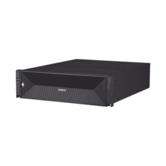 Hanwha Techwin Wisenet NVR de 64 canales / Soporta grabación hasta 32 MP / H.265 & Wisestream / Procesamiento 400 Mbps / 3 Puertos de Red / Raid 5-6 / 20TB incluidos MOD: XRN-6410DB4-20TB