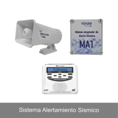 YONUSA KIT de Alertamiento SISMICO con Audio Oficial SASMEX YKIT-SISMICO