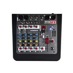 Allen & Heath ZED-6FX Mezcladora de audio de 6 canales con efectos - Compacto y Poderoso - Ideal para Producción Musical y Sonido en Vivo
