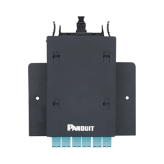 PANDUIT Soporte para Montaje de Un Casete HD Flex de 6 Puertos, Para Aplicaciones Por Zona, Color Negro ZFLEX1