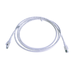 SIEMON Patch Cord Z-MAX Cat6A S/FTP, CM/LS0H, 7ft, Color Blanco, Versión Bulk (Sin Empaque Individual) MOD: ZM6A-S07-02B