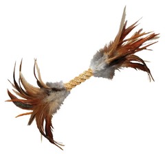 KONG STRAW CYLINDER W/FEATHERS