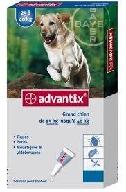 ADVANTIX BAYER - Pipeta Insecticida y Garrapaticida para Perros - CLASSY PETS
