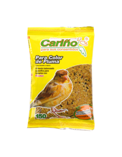 ALIMENTO COLOR DE PLUMA CANARIOS 150 GR. CARIÑO