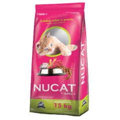 NUCAT (NUPEC) 15 KG- Alimento de Línea Comercial para Gatos de todas las Edades.