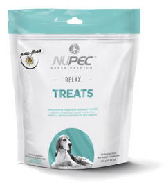 NUPEC RELAX TREATS 180 gr. - Premios que ayudan a disminuir el estrés y la ansiedad.