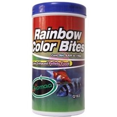 RAINBOW COLOR BITES (Pellet flotante que intensifica el color de todos los peces)