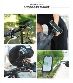 Imagen de Soporte Celular Moto Bicicleta Ringke Mount Spider Grip