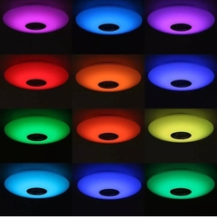 Lampara Led Rgb Con Parlante Bluetooth Control Remoto 24w en internet