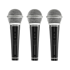 Microfono Dinamico Samson R21s Con Switch 3 Unidades - comprar online