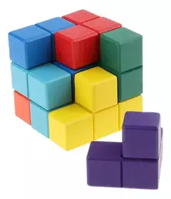 Cubo Rubik Soma Puzzle Madera Rompecabezas Tridimensional Color de la estructura Multicolor en internet