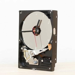 Reloj de escritorio con disco duro reciclado - tienda online