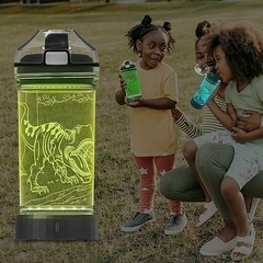 Botella con luz LED dinosurio brillante en 3D – 14 0z en internet