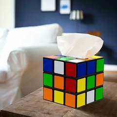 Caja de pañuelos cubo rubik - comprar online