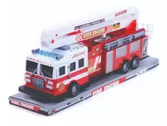 Camión De Bomberos 41cm Fire Rescue Con Escalera Sh-9027 en internet