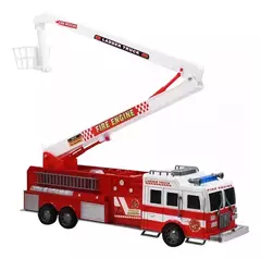 Camión De Bomberos 41cm Fire Rescue Con Escalera Sh-9027 - comprar online