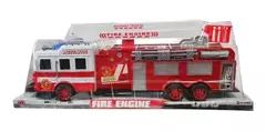 Camión De Bomberos 41cm Fire Rescue Con Escalera Sh-9027