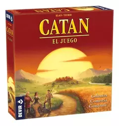 Catan (Juego base en Español) juego de mesa de aventura para toda la familia fabricado por Devi