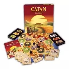 Catan (Juego base en Español) juego de mesa de aventura para toda la familia fabricado por Devi - Atomic Arte y Diseño S.A.S