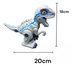 Dinosaurio Velociraptor Blue Spray Diy Jurassic Sonido - Atomic Arte y Diseño S.A.S