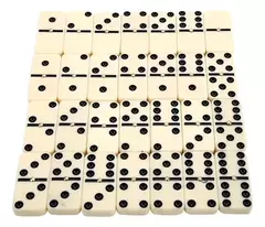 Domino Grueso Profesional 28 Fichas Guajiro 50mm 25mm 12mm