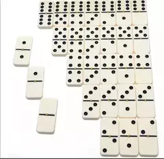 Domino Grueso Profesional 28 Fichas Guajiro 50mm 25mm 12mm - tienda online