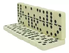 Domino Grueso Profesional 28 Fichas Guajiro 50mm 25mm 12mm - Atomic Arte y Diseño S.A.S