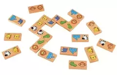 Domino Para Niños En Madera De Animales Juego Didáctico