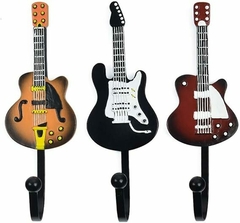 Ganchos decorativos en forma de guitarra vintage