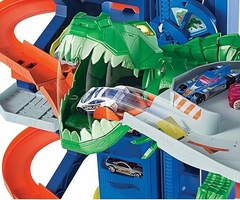 Imagen de Hot Wheels City Robo T-Rex Ultimate Garage