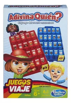 Juego Adivina Quien Edición De Viaje, Juego De Mesa Portátil