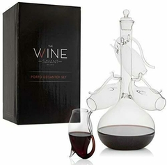 Juego de decantador con copas de vino - comprar online